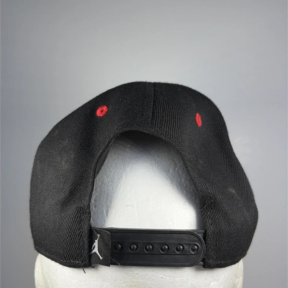 Air Jordan Wool‎ Snapback Cap Classic Black Red Jumpman Logo
